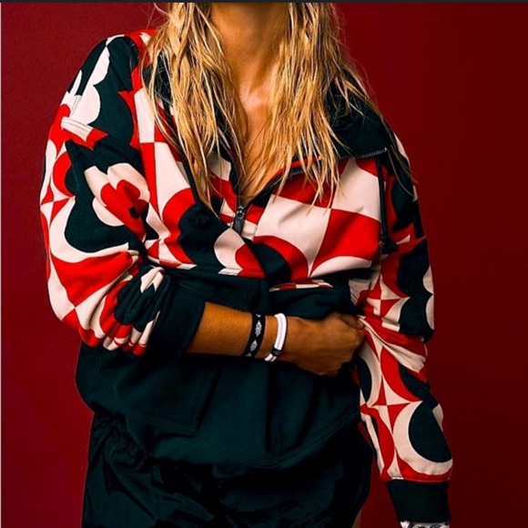 Free People Jackets & Blazers - Free people daybreak sweat half zip jacket